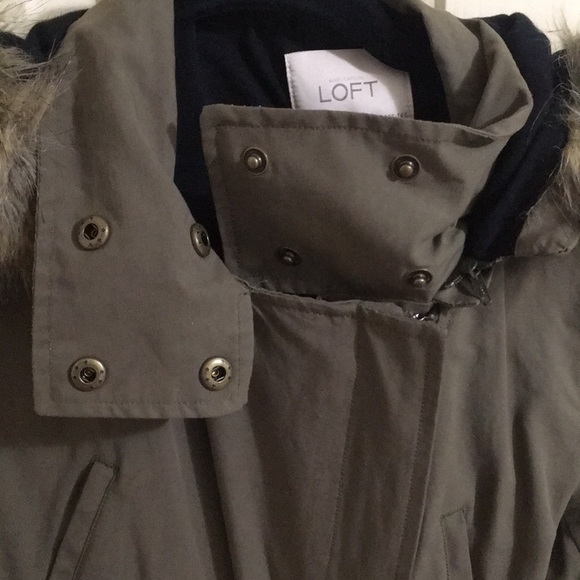 Loft Olive Parka Jacket - Picture 5 of 8